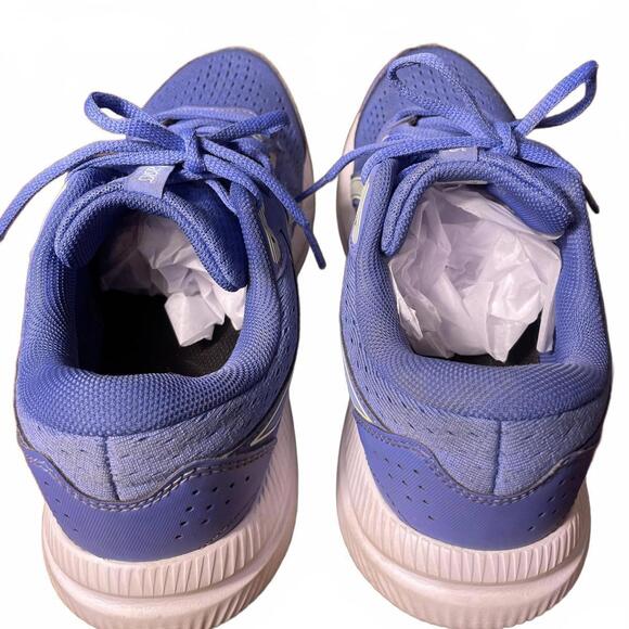 Asics Running Shoes Women's 9 Purple Blue Athletic Sneakers - Picture 3 of 7